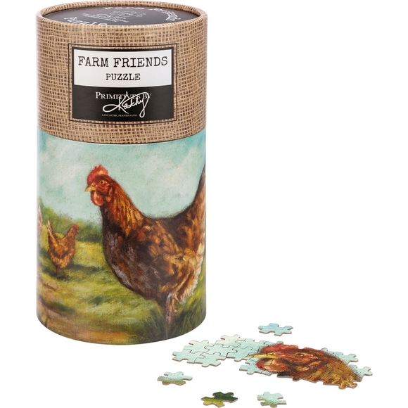 Puzzle Farm Chicken Hen chickens 1000 Piece Jigsaw Gift Present Country Ranch - Picture 2 of 4